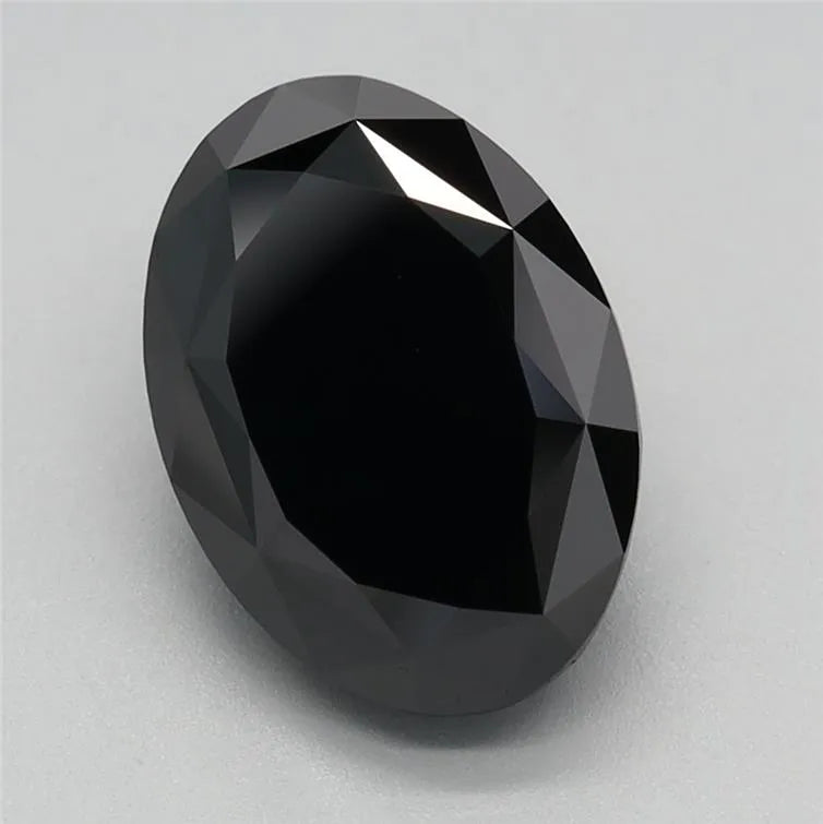 2.67ct Oval Lab Grown Diamond (Colour Fancy Black, Clarity VVS2, IGI Certified)