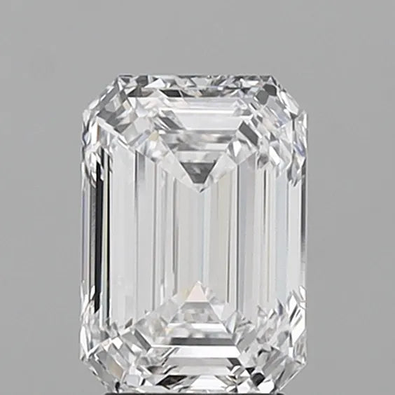 3.32ct Emerald Lab Grown Diamond (Colour D, Clarity VVS2, IGI Certified)