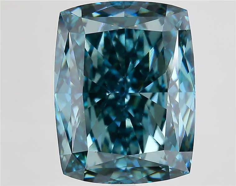 13.83ct Cushion modified Lab Grown Diamond (Colour Fancy Vivid Blue, Clarity VVS2, IGI Certified)