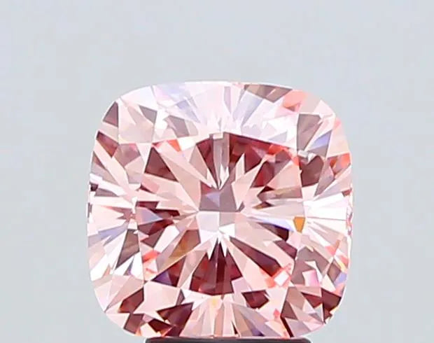 4.00ct Cushion modified Lab Grown Diamond (Colour Fancy Intense Pink, Clarity VVS2, IGI Certified)