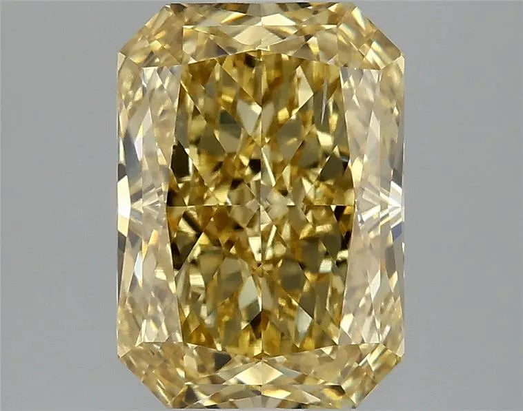 3.10ct Radiant Lab Grown Diamond (Colour Fancy Intense Yellow, Clarity VS2, IGI Certified)