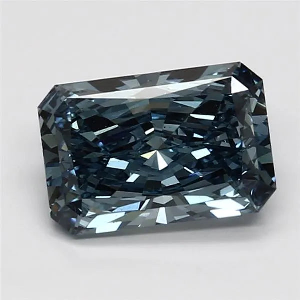 2.07ct Radiant Lab Grown Diamond (Colour Fancy Vivid Blue, Clarity VS1, IGI Certified)