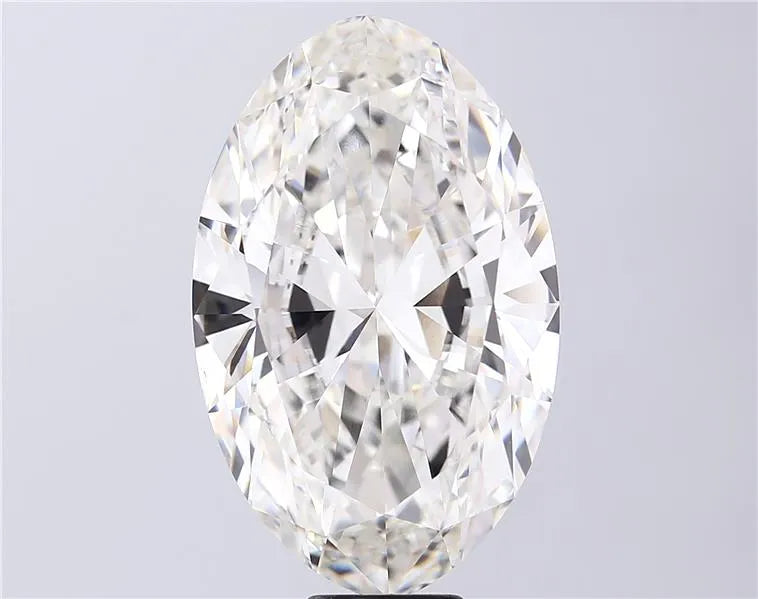 14.03ct Oval Lab Grown Diamond (Colour F, Clarity VVS2, IGI Certified)