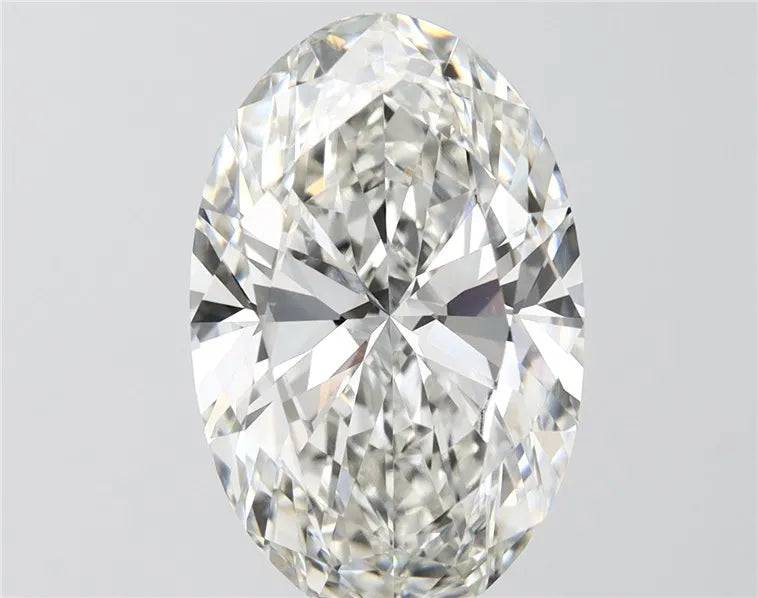 7.41ct Oval Lab Grown Diamond (Colour G, Clarity VVS2, IGI Certified)