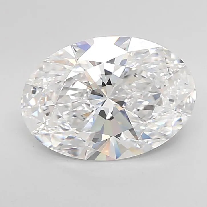 3.73ct Oval Lab Grown Diamond (Colour D, Clarity VVS1, Cut EX, IGI Certified)