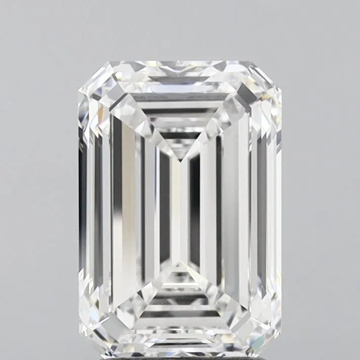 2.58ct Emerald Lab Grown Diamond (Colour E, Clarity VVS1, GIA Certified)