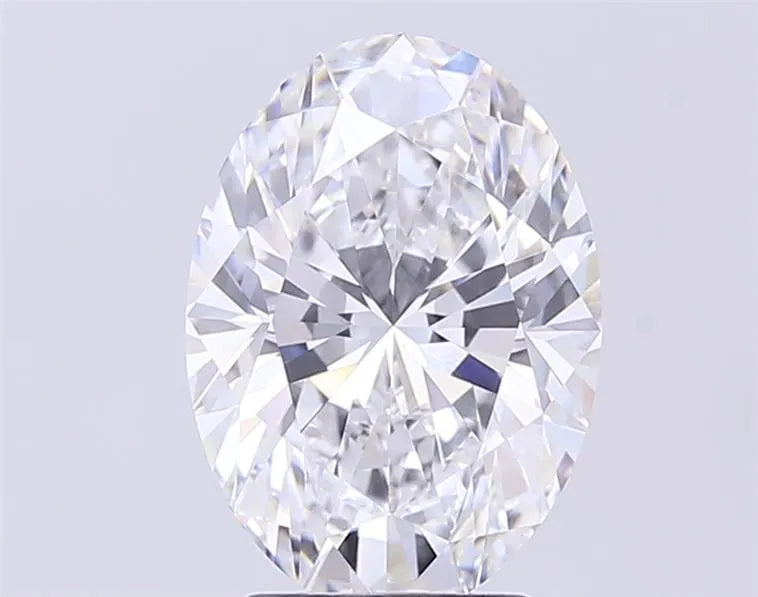 3.52ct Oval Lab Grown Diamond (Colour D, Clarity VVS2, IGI Certified)