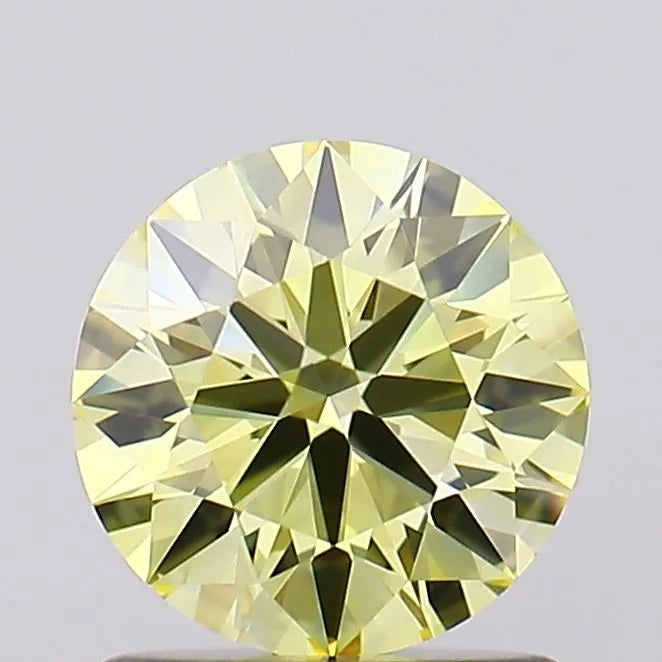 1.04ct Round Lab Grown Diamond (Colour Fancy Yellow, Clarity VVS1, Cut ID, IGI Certified)