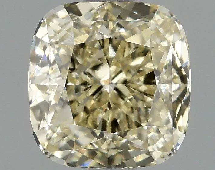 1.58ct Cushion modified Lab Grown Diamond (Colour Fancy Yellow, Clarity VVS2, IGI Certified)
