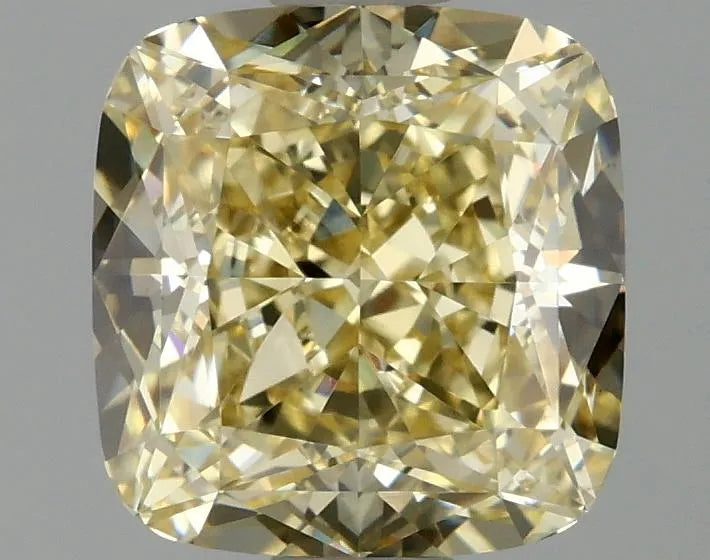 1.59ct Cushion modified Lab Grown Diamond (Colour Fancy Yellow, Clarity VS1, IGI Certified)