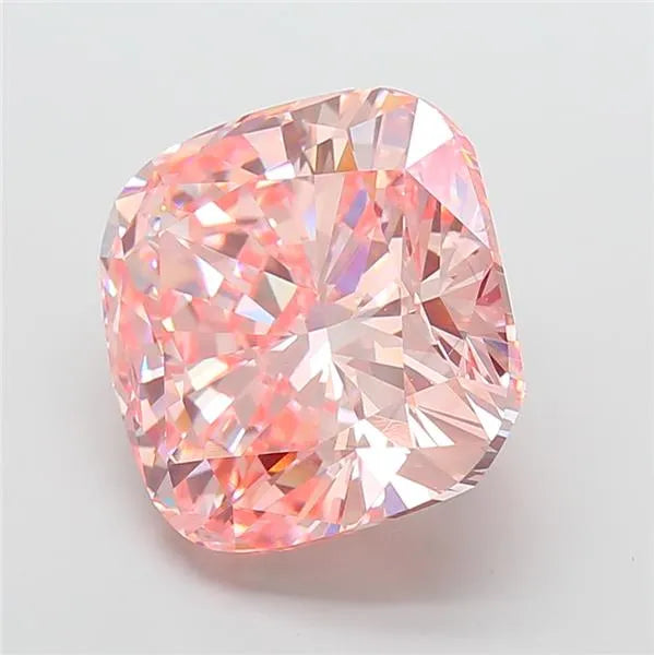 15.04ct Cushion modified Lab Grown Diamond (Colour Fancy Intense Pink, Clarity VS1, IGI Certified)