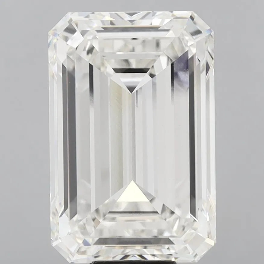15.09ct Emerald Lab Grown Diamond (Colour G, Clarity VVS2, IGI Certified)
