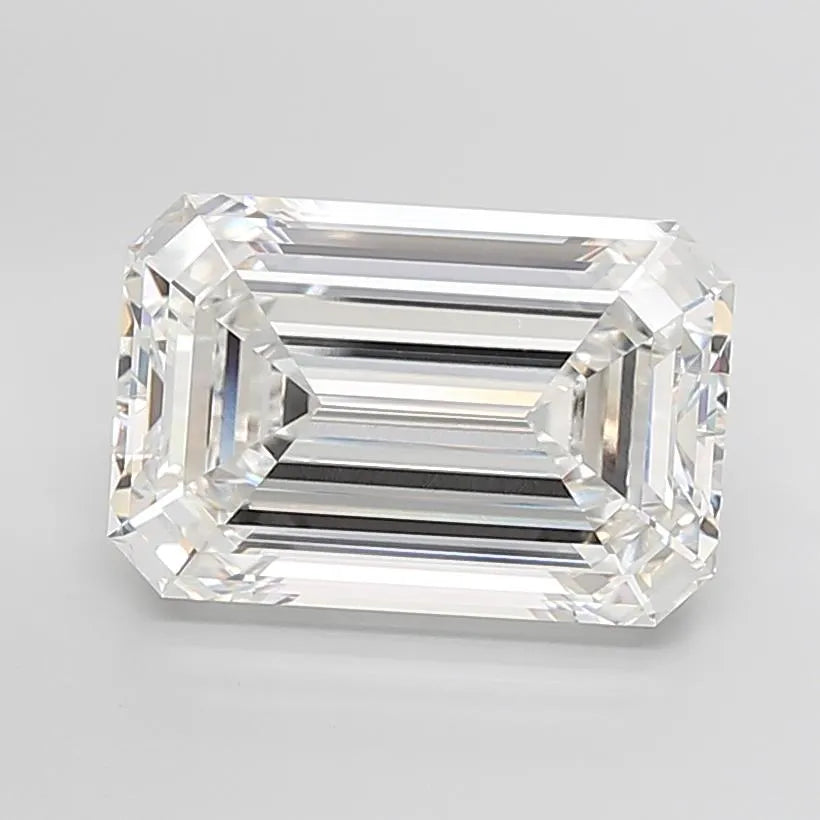 15.27ct Emerald Lab Grown Diamond (Colour F, Clarity VVS2, IGI Certified)