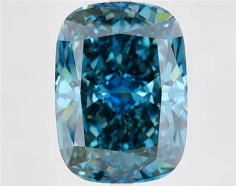 15.53ct Cushion modified Lab Grown Diamond (Colour Fancy Vivid Blue, Clarity VS1, IGI Certified)