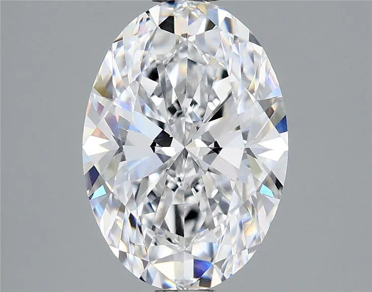 2.16ct Oval Lab Grown Diamond (Colour D, Clarity VVS2, HRD Certified)