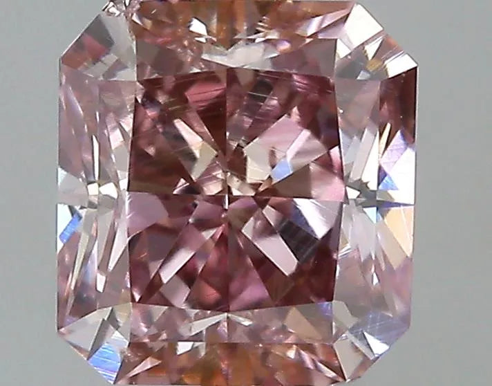 0.84ct Radiant Natural Diamond (Colour Fancy Pink, Clarity VS2, GIA Certified)