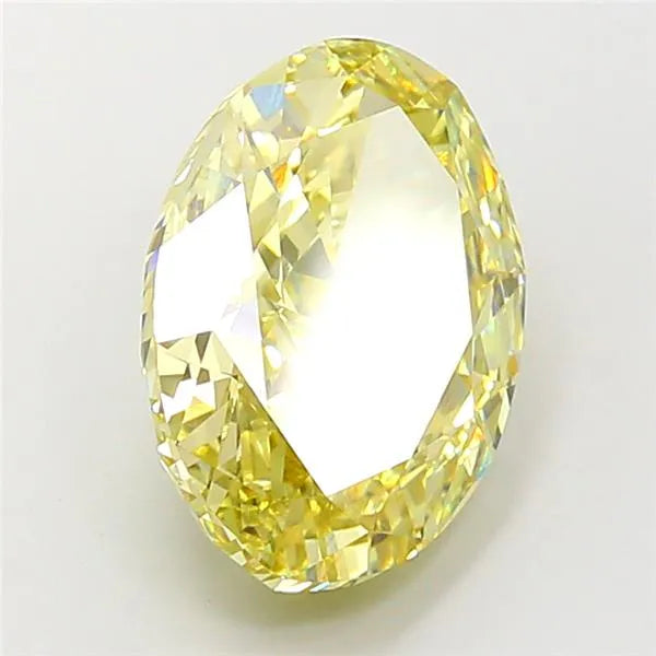8.26ct Oval Lab Grown Diamond (Colour Fancy Intense Yellow, Clarity VVS2, IGI Certified)