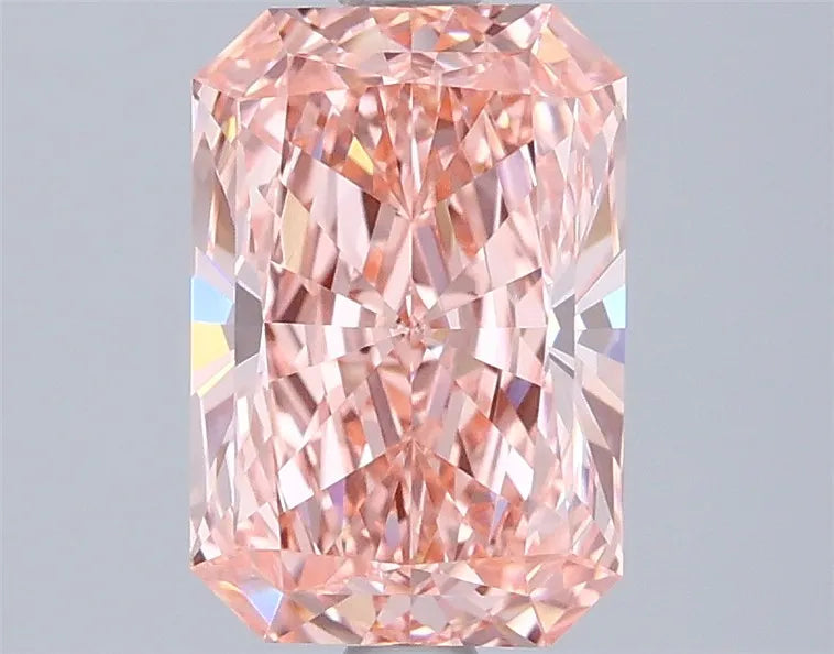 1.92ct Radiant Lab Grown Diamond (Colour Fancy Vivid Pink, Clarity VVS2, IGI Certified)