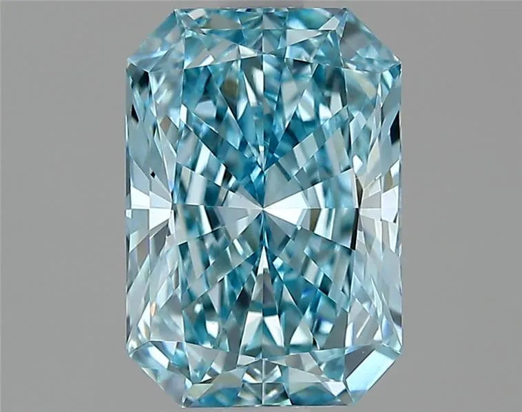 1.95ct Radiant Lab Grown Diamond (Colour Fancy Vivid Blue, Clarity VVS2, IGI Certified)