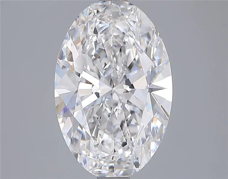 3.38ct Oval Lab Grown Diamond (Colour D, Clarity VVS1, IGI Certified)