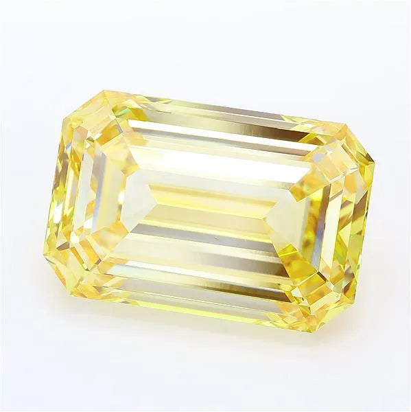 16.22ct Emerald Lab Grown Diamond (Colour Fancy Intense Yellow, Clarity VVS2, IGI Certified)