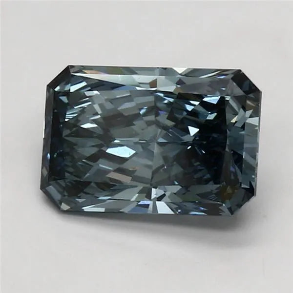 2.00ct Radiant Lab Grown Diamond (Colour Fancy Vivid Blue, Clarity VS2, IGI Certified)