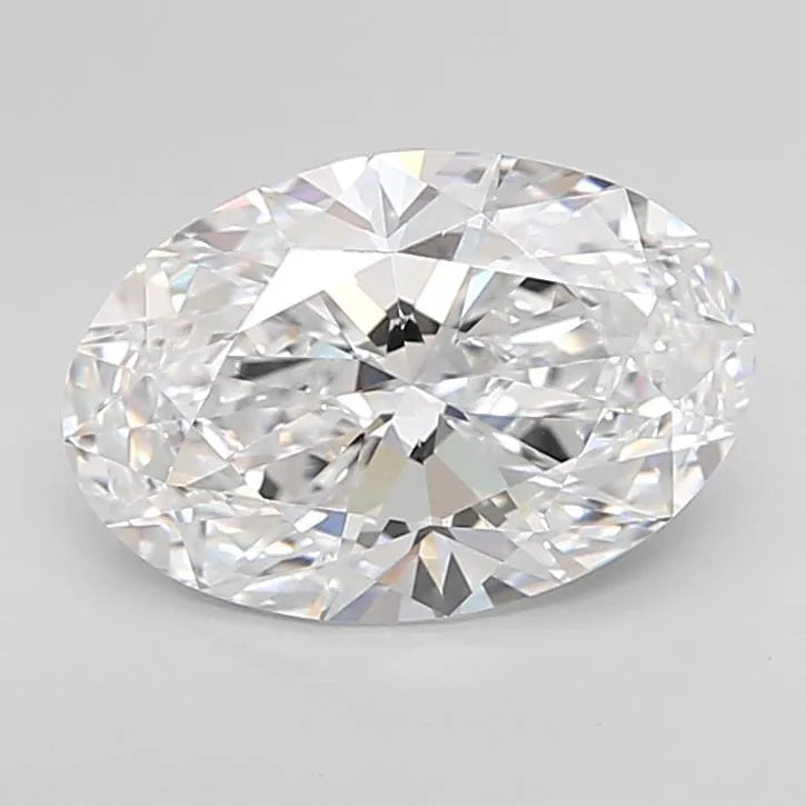 3.00ct Oval Lab Grown Diamond (Colour D, Clarity IF, Cut EX, IGI Certified)