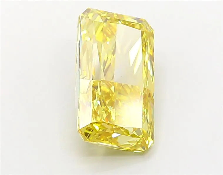 5.56ct Radiant Lab Grown Diamond (Colour Fancy Vivid Yellow, Clarity VS2, IGI Certified)
