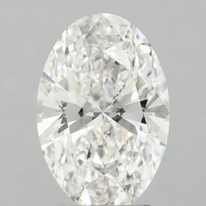 3.55ct Oval Lab Grown Diamond (Colour F, Clarity VVS2, IGI Certified)