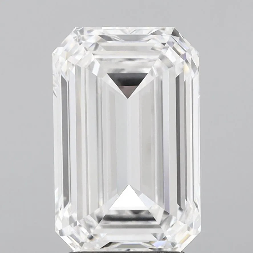 2.96ct Emerald Lab Grown Diamond (Colour D, Clarity VVS2, IGI Certified)