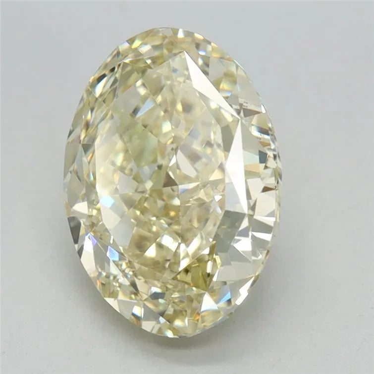 2.66ct Oval Lab Grown Diamond (Colour Fancy Yellow, Clarity VVS2, IGI Certified)