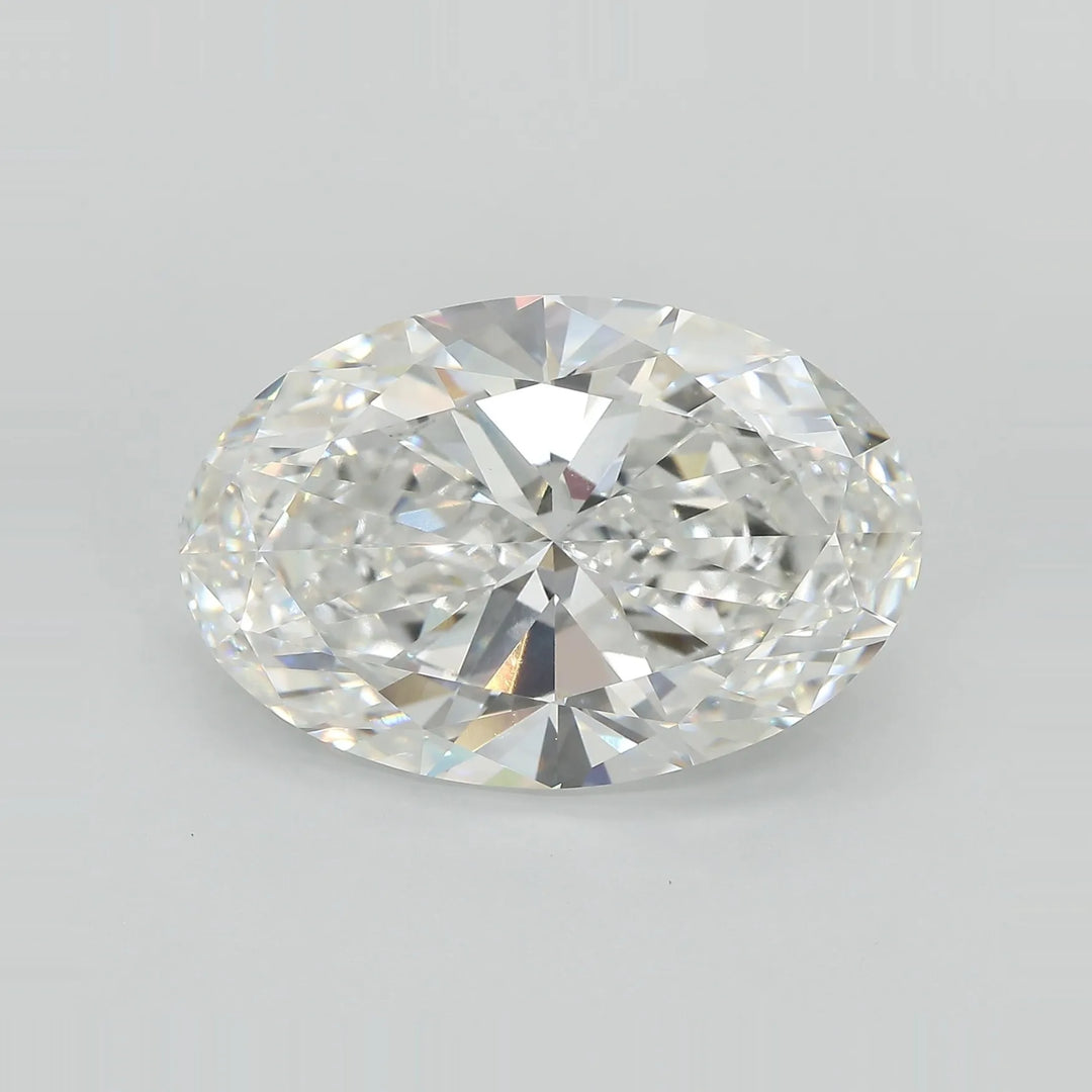 12.09ct Oval Lab Grown Diamond (Colour G, Clarity VVS2, IGI Certified)