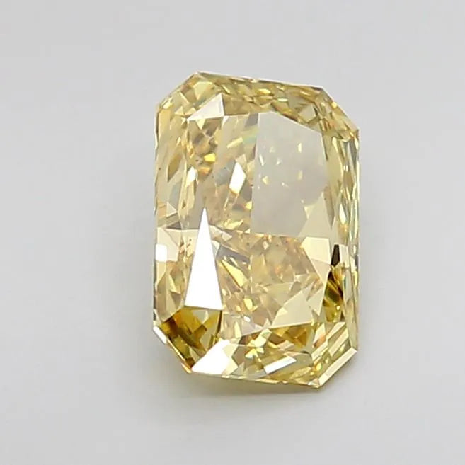 1.67ct Radiant Lab Grown Diamond (Colour Fancy Vivid Yellow, Clarity VS2, Cut GD, IGI Certified)