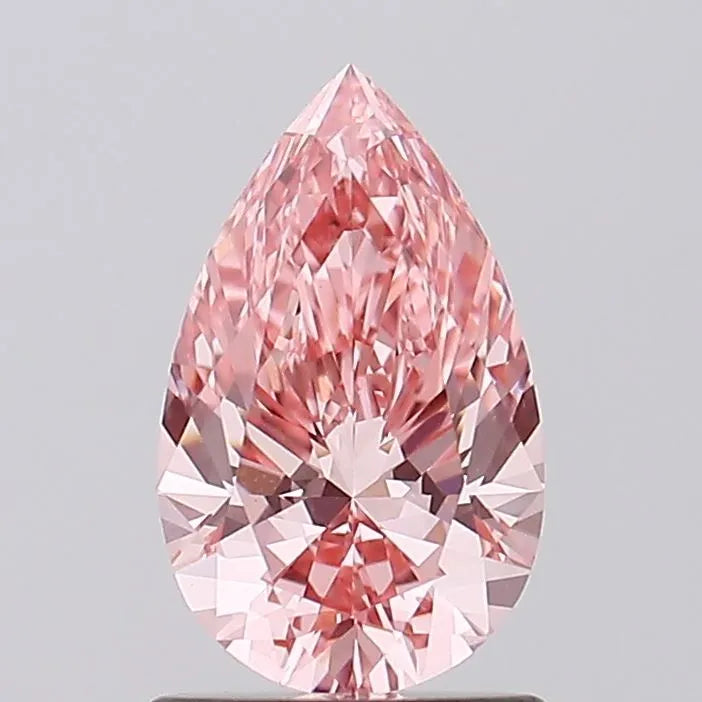 2.21ct Cushion brilliant Lab Grown Diamond (Colour Fancy Vivid Pink, Clarity VVS2, IGI Certified)