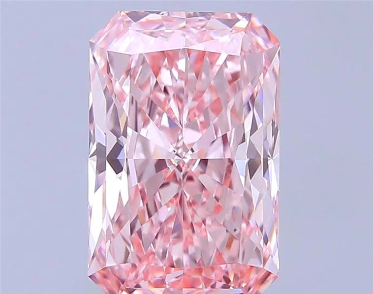 5.02ct Radiant Lab Grown Diamond (Colour Fancy Vivid Pink, Clarity VS1, IGI Certified)