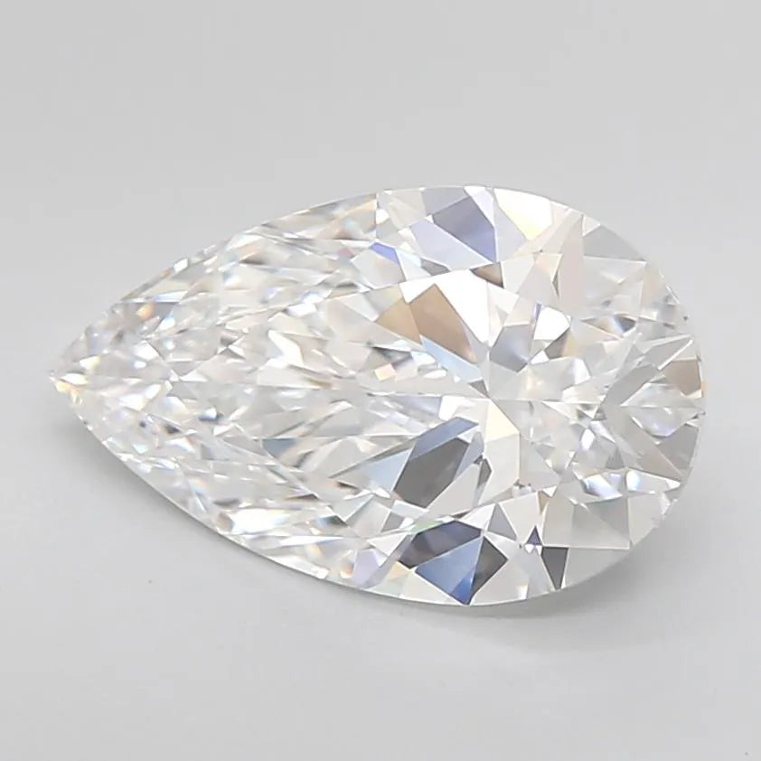 2.84ct Pear Lab Grown Diamond (Colour D, Clarity VVS1, Cut EX, IGI Certified)