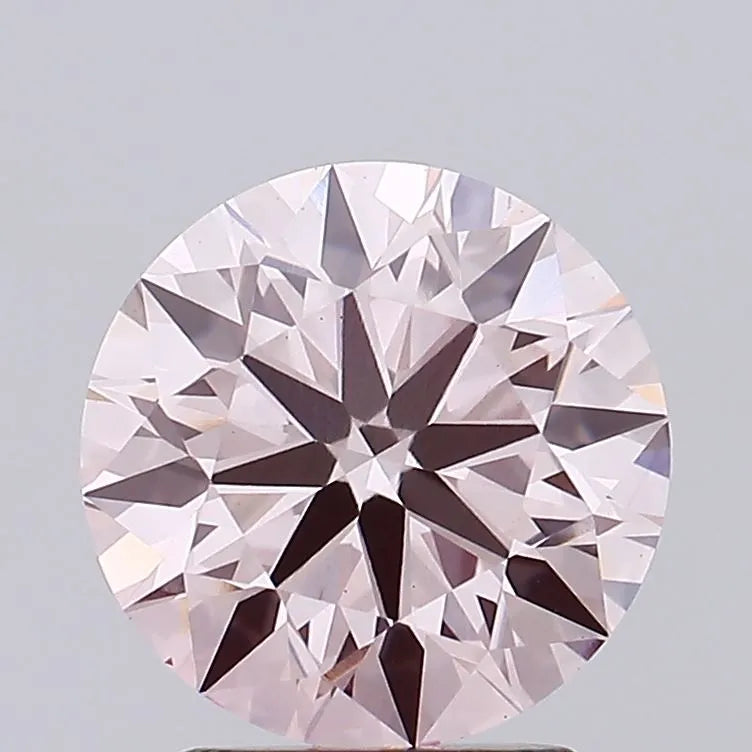 2.51ct Round Lab Grown Diamond (Colour Fancy Intense Pink, Clarity VS1, Cut ID, IGI Certified)