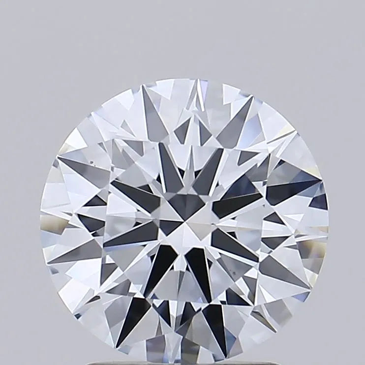2.11ct Round Lab Grown Diamond (Colour Blue, Clarity VVS2, Cut ID, IGI Certified)