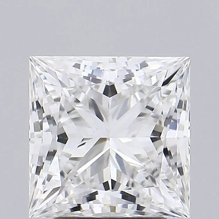 2.60ct Princess Lab Grown Diamond (Colour F, Clarity VVS2, IGI Certified)