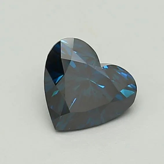 1.10ct Heart Lab Grown Diamond (Colour Fancy Deep Blue, Clarity VS2, Uncertified)
