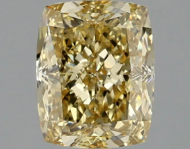 1.96ct Cushion modified Lab Grown Diamond (Colour Fancy Intense Yellow, Clarity VS1, IGI Certified)