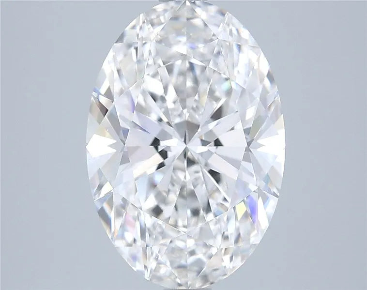 3.55ct Oval Lab Grown Diamond (Colour E, Clarity VVS2, IGI Certified)