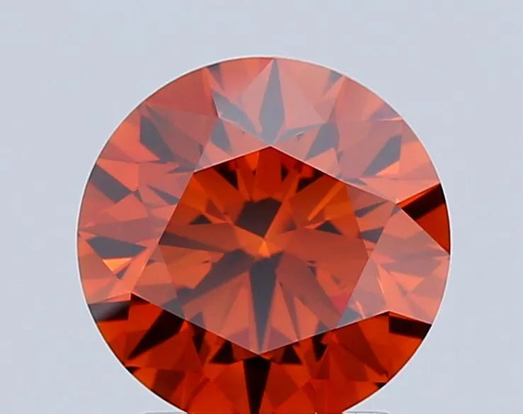 2.39ct Round Lab Grown Diamond (Colour Fancy Orange, Clarity VVS2, Cut ID, IGI Certified)