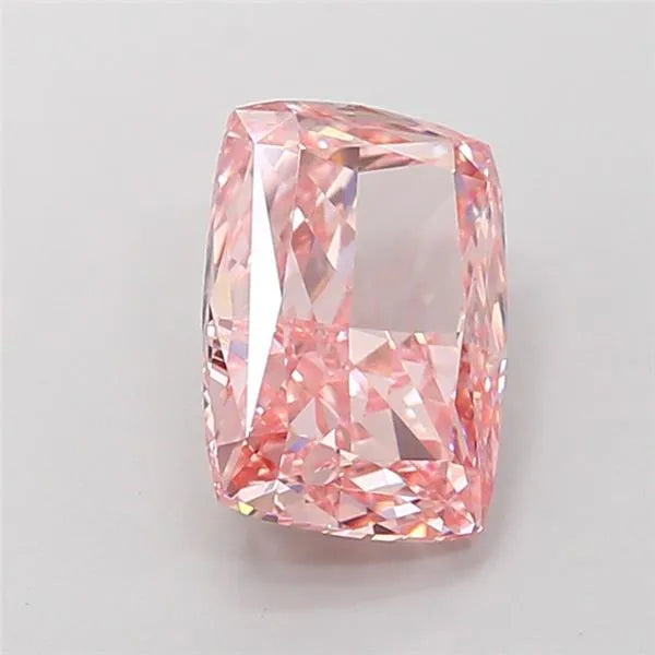 2.56ct Cushion modified Lab Grown Diamond (Colour Fancy Vivid Pink, Clarity VS1, IGI Certified)