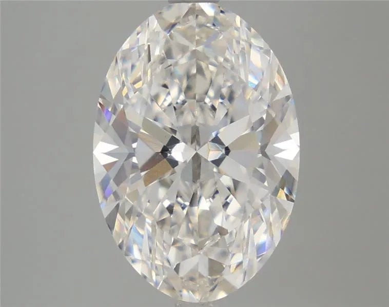 4.07ct Oval Lab Grown Diamond (Colour F, Clarity VVS2, Cut EX, IGI Certified)