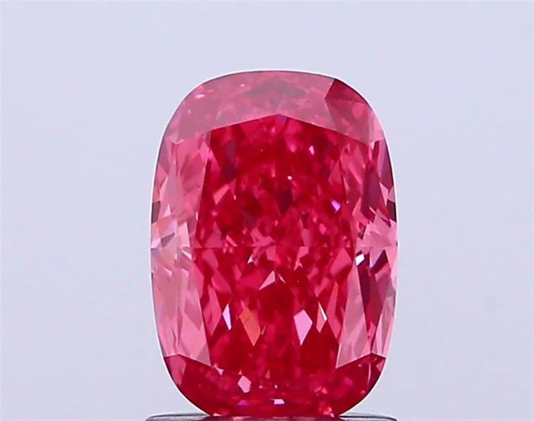 1.42ct Cushion brilliant Lab Grown Diamond (Colour Red, Clarity VS1, Uncertified)
