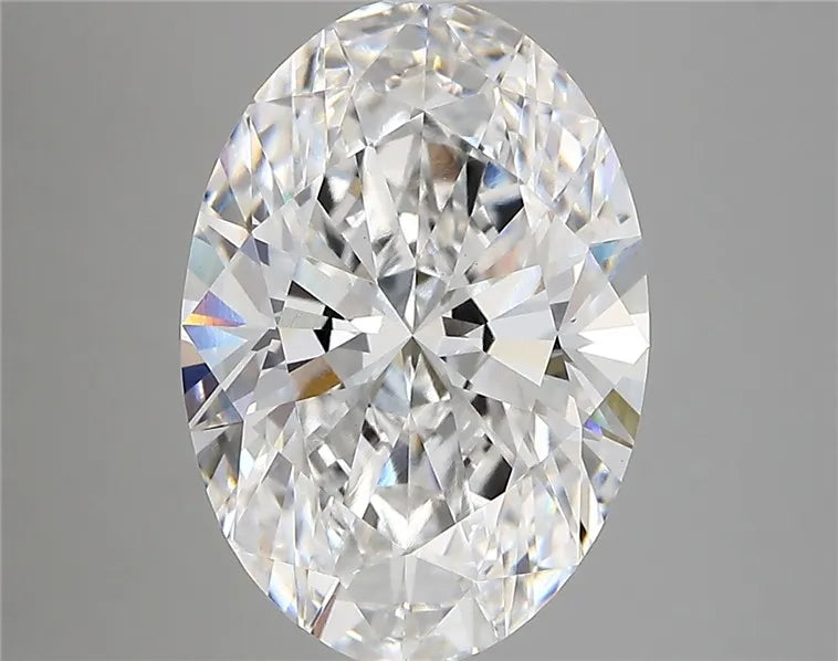 5.13ct Oval Lab Grown Diamond (Colour E, Clarity VVS2, Cut EX, GIA Certified)