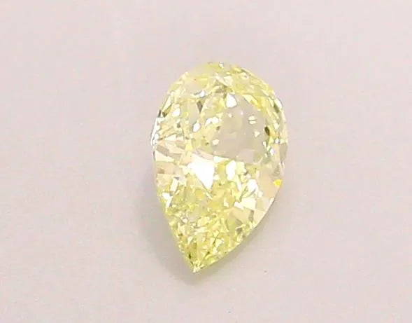 0.27ct Pear Lab Grown Diamond (Colour Fancy Yellow, Clarity VVS2, IGI Certified)