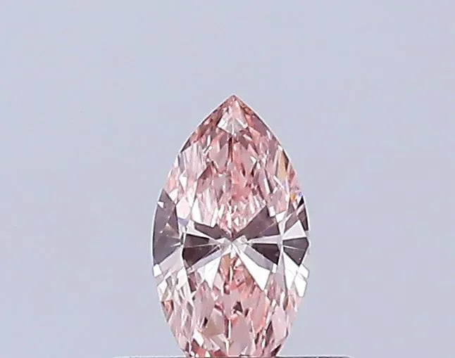 0.26ct Marquise Lab Grown Diamond (Colour Fancy Vivid Pink, Clarity VVS2, Uncertified)