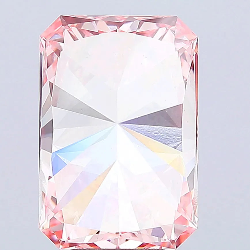 8.51ct Radiant Lab Grown Diamond (Colour Fancy Vivid Pink, Clarity VS1, IGI Certified)
